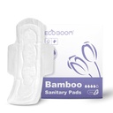 ECO BOOM Bamboo Sanitary Pads - Long (290mm, 8 Pads x 36 Packs)