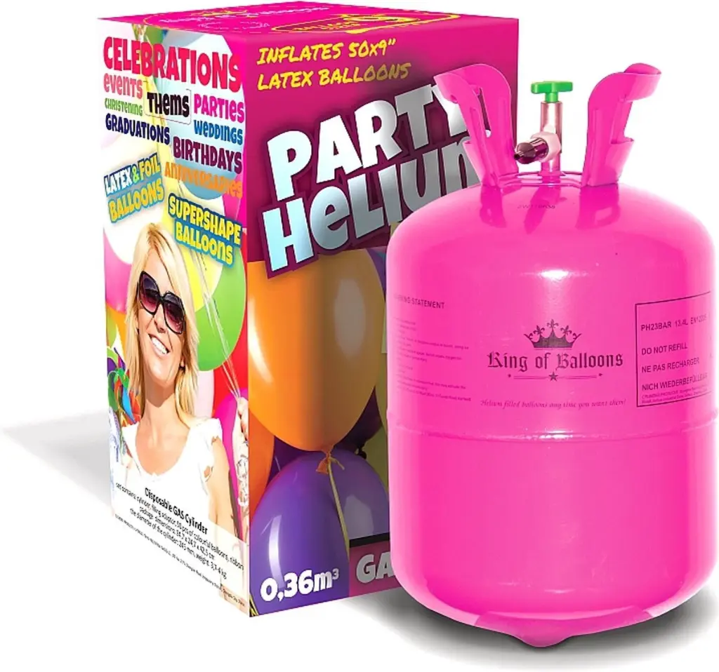 King of Balloons Helium Gas Canister