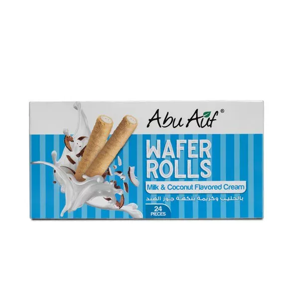 Wafer Rolls Milk & Coconut
