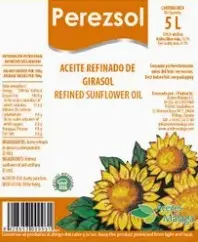 Perezsol Refined Sunflower Oil 5L