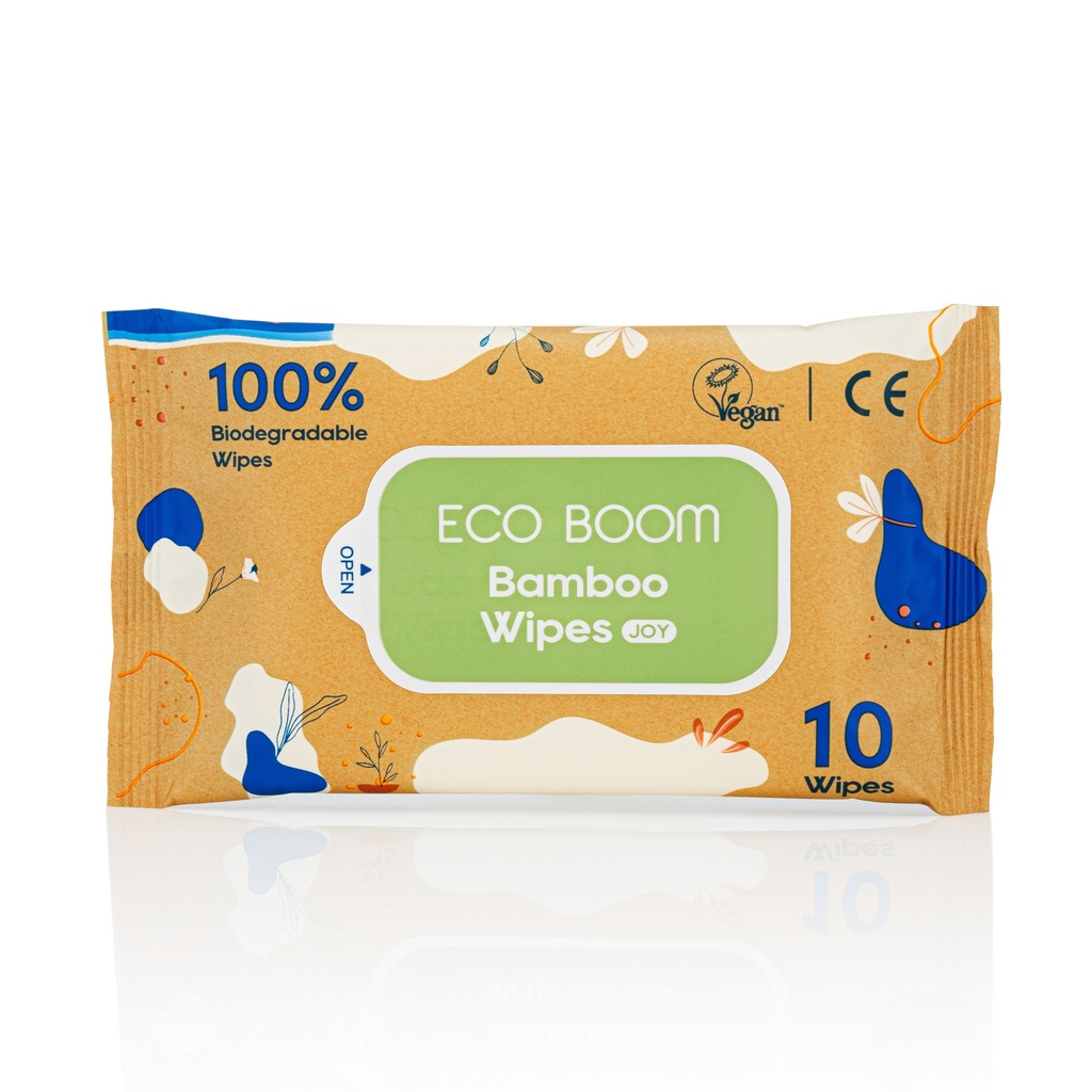 Bamboo Wet Wipes - (1 Pack of 10)