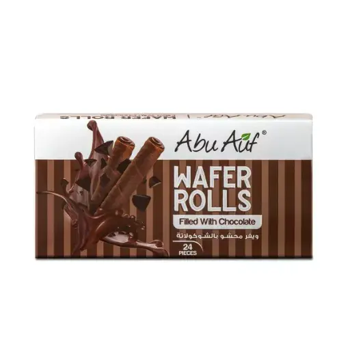 Wafer Rolls Filled With Chocolate