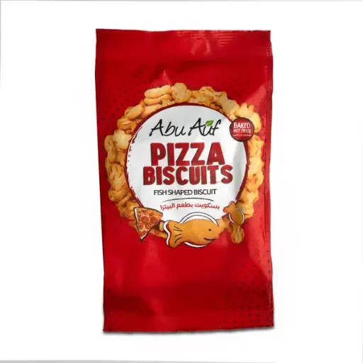Pizza Biscuits Fish Shaped
