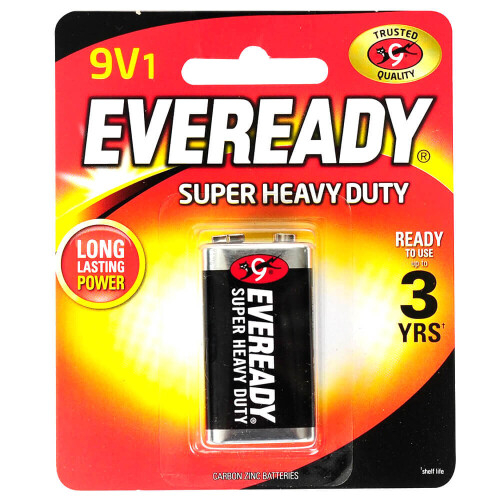 Eveready E302287100 SHD 9V 1pk