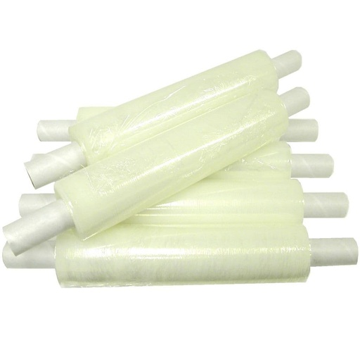 HI-THENE CLEAR PALLET STRETCH FILM 400mm x 300m.   6 Rolls/Box